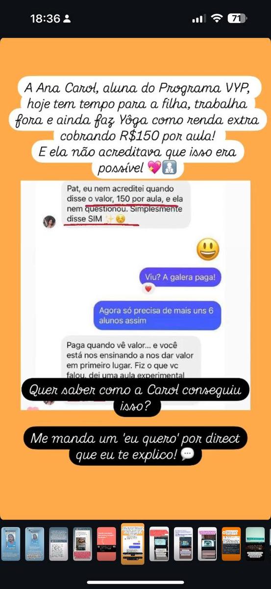 Cobrando R$150 por aula