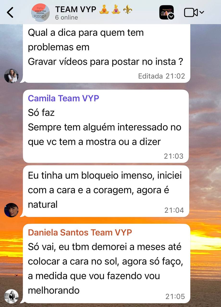 Grupo VYP — superando o medo de gravar e postar
